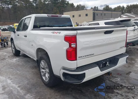 2022 Chevrolet Silverado 1500 Ltd 4Wd Standard Bed Custom из США, поврежденный, VIN 3GCPYBEK0NG162615